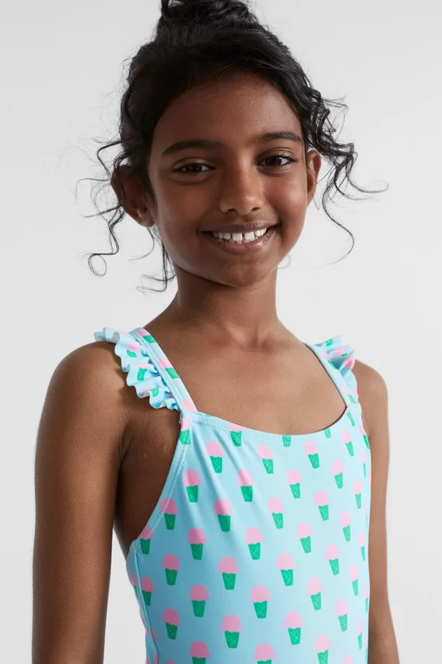 Swimwear Girl Seed Heritage Ice Cream Bather Ocean Blue