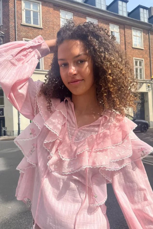 Sylvia Blouse 8211 Baby Pink Women Cras Tops