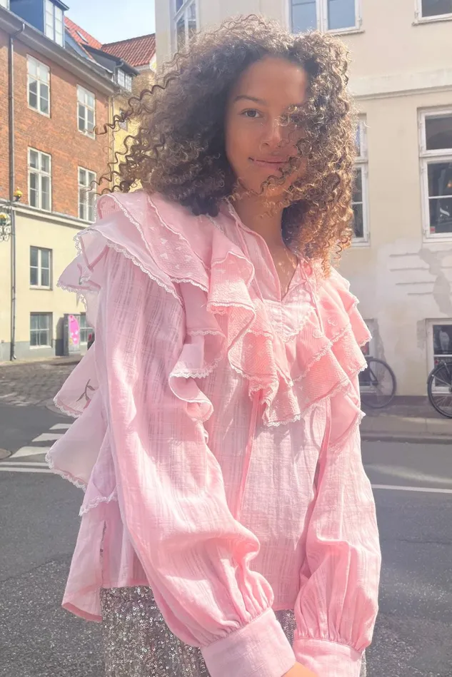 Sylvia Blouse 8211 Baby Pink Women Cras Tops