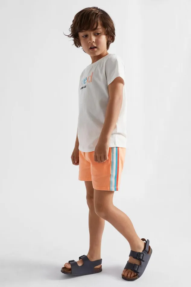 TShirts and Tops Boy Seed Heritage Core Logo Tee Canvas Multi