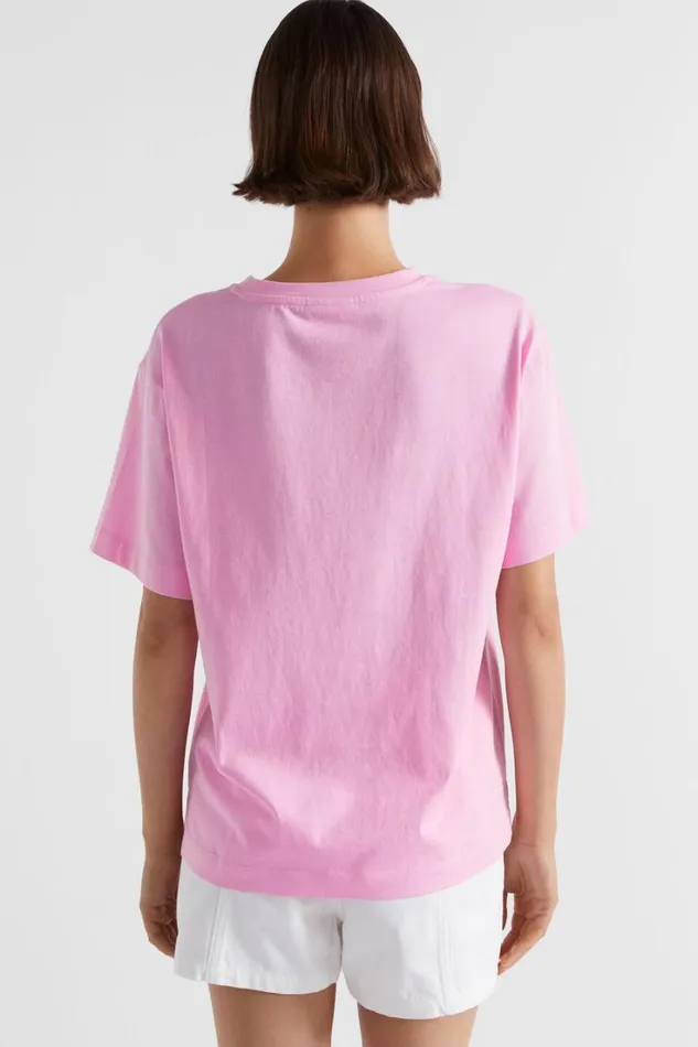 TShirts and Tops Woman Seed Heritage Core Boyfriend Tee Pink Gin