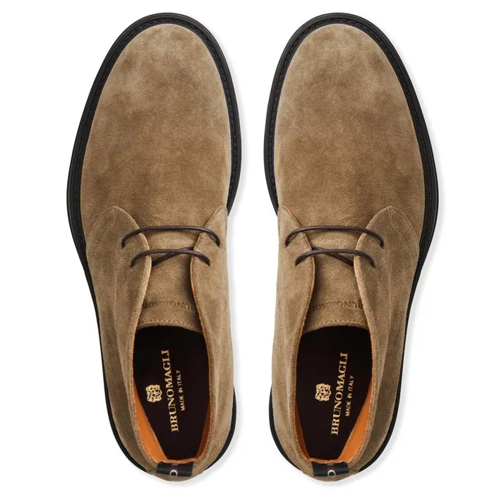 Taddeo Classic Chukka Suede BootTaupe Men Bruno Magli Boots