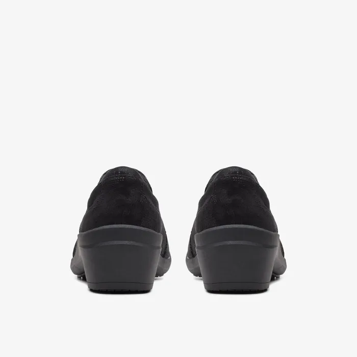 Talene Pace Black Interest Women Clarks SlipOns
