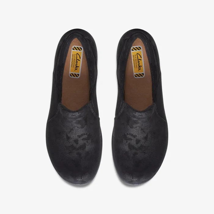 Talene Pace Black Interest Women Clarks SlipOns