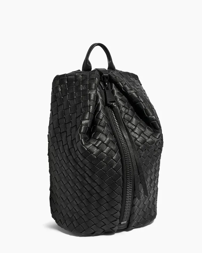 Tamitha Backpack Black Woven Women Aimee Kestenberg Backpacks