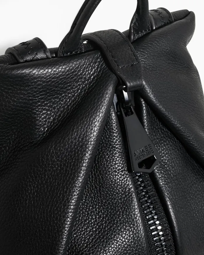 Tamitha Mini Backpack Black With Shiny Black Women Aimee Kestenberg Backpacks