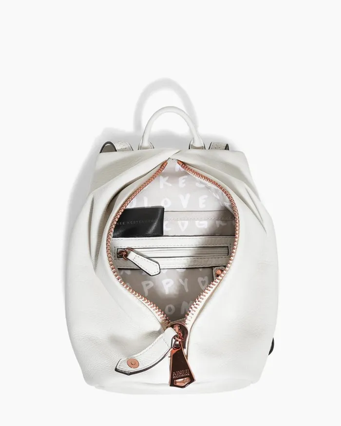 Tamitha Mini Backpack Vanilla Ice With Chocolate Rose Gold Women Aimee Kestenberg Backpacks