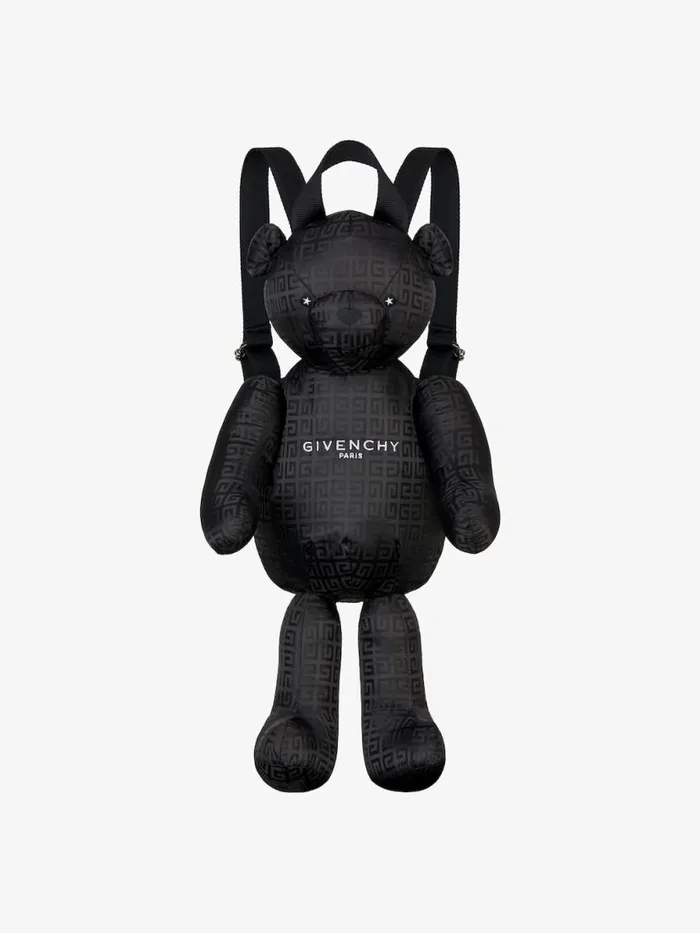 Teddy Bear In 4g Jacquard Black Kids Givenchy