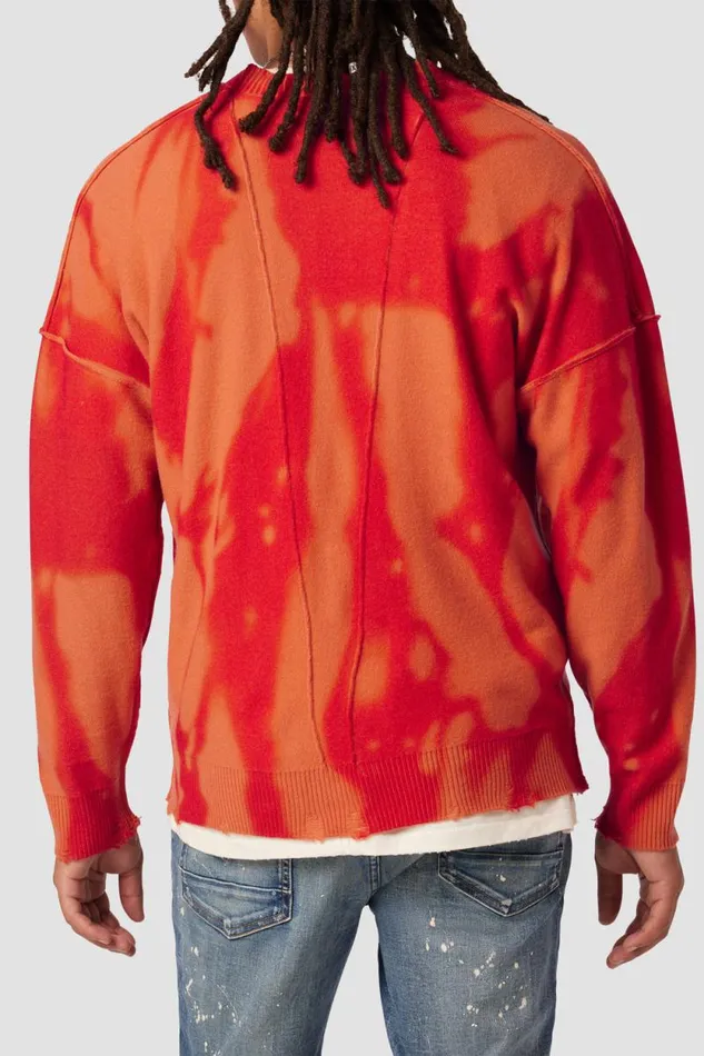 Tops and Sweaters Men Hudson Jeans Cardigan Orange Streak Tops and Sweaters Men Hudson Jeans Cardigan Orange Streak