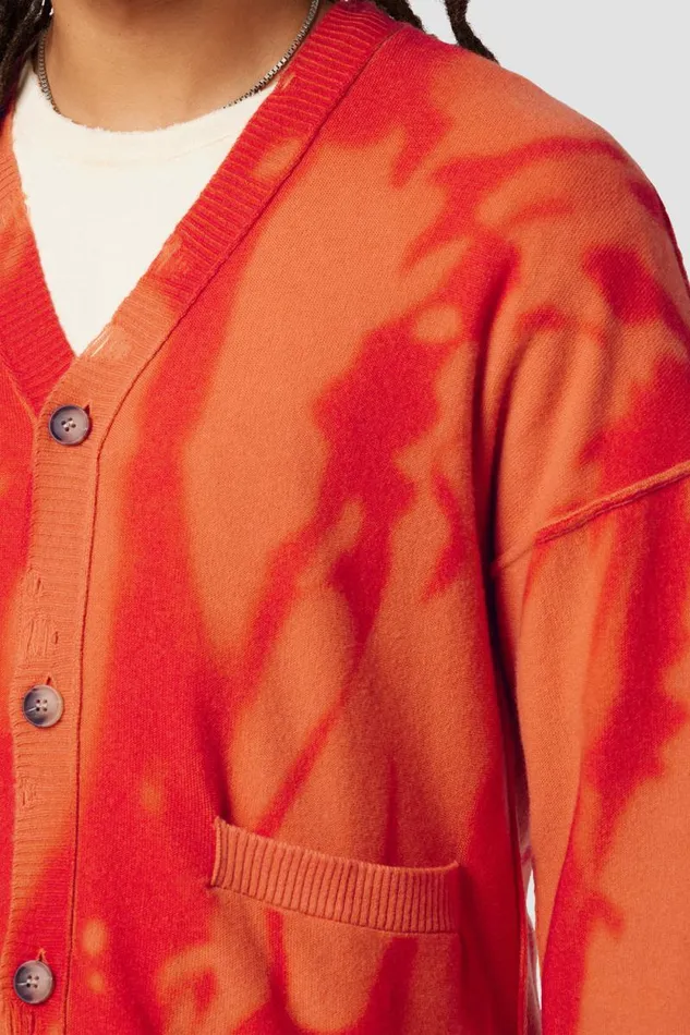 Tops and Sweaters Men Hudson Jeans Cardigan Orange Streak Tops and Sweaters Men Hudson Jeans Cardigan Orange Streak
