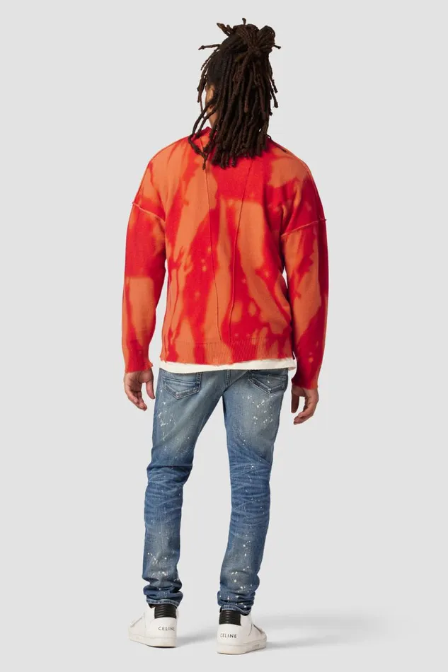 Tops and Sweaters Men Hudson Jeans Cardigan Orange Streak Tops and Sweaters Men Hudson Jeans Cardigan Orange Streak