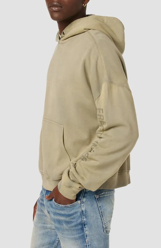 Tops and Sweaters Men Hudson Jeans Crop Hoodie Aluminum Tops and Sweaters Men Hudson Jeans Crop Hoodie Aluminum