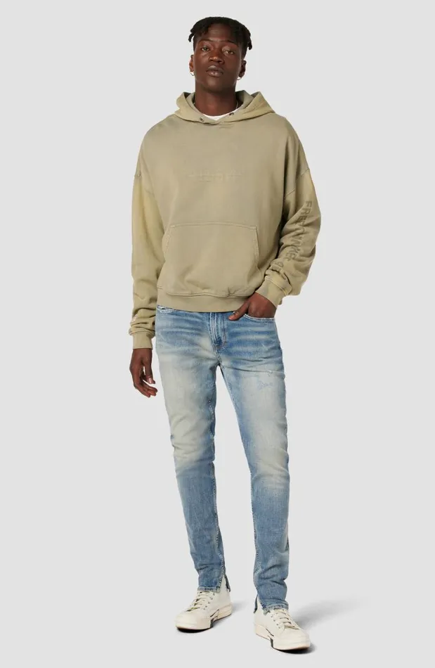 Tops and Sweaters Men Hudson Jeans Crop Hoodie Aluminum Tops and Sweaters Men Hudson Jeans Crop Hoodie Aluminum