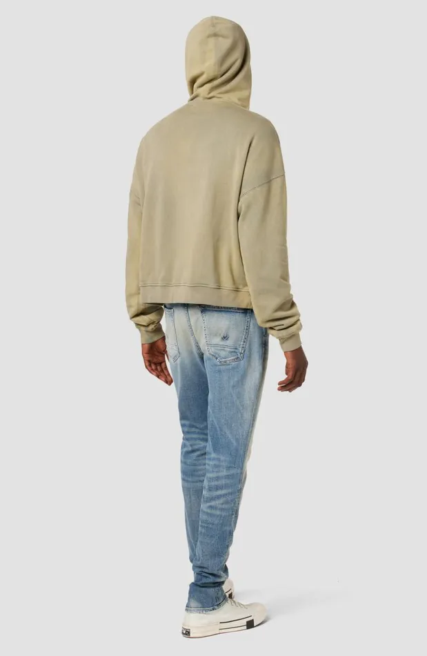 Tops and Sweaters Men Hudson Jeans Crop Hoodie Aluminum Tops and Sweaters Men Hudson Jeans Crop Hoodie Aluminum