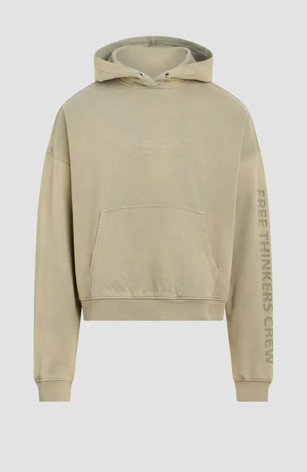Tops and Sweaters Men Hudson Jeans Crop Hoodie Aluminum Tops and Sweaters Men Hudson Jeans Crop Hoodie Aluminum