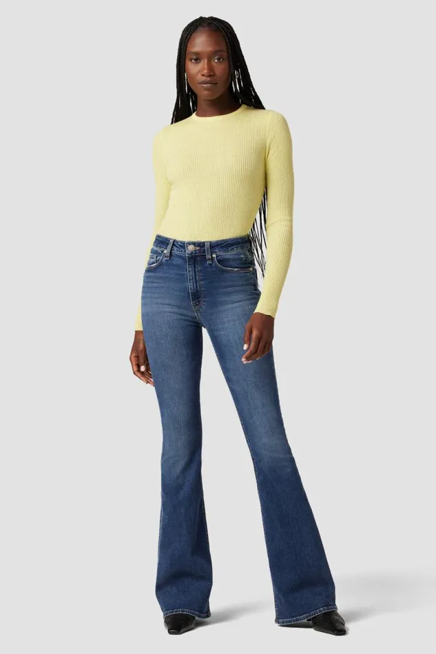 Tops and Sweaters Women Hudson Jeans Back Keyhole Sweater Lemon Grass Tops and Sweaters Women Hudson Jeans Back Keyhole Sweater Lemon Grass
