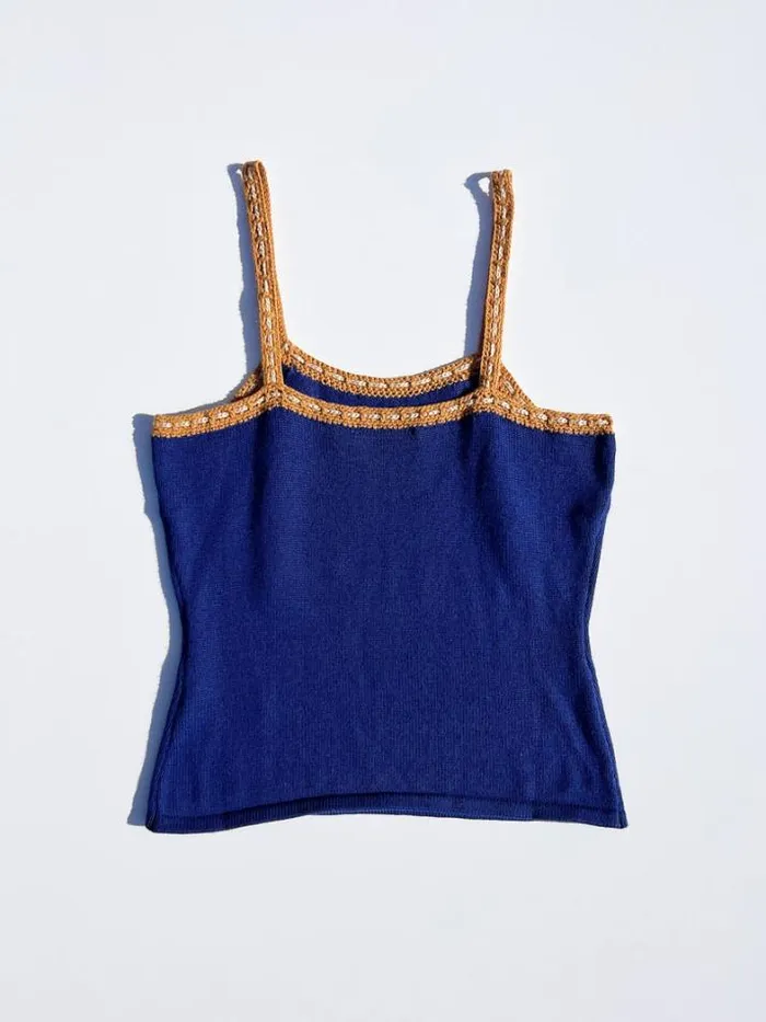 Tops Shop Lisa Says Gah Bread and Butter Tank