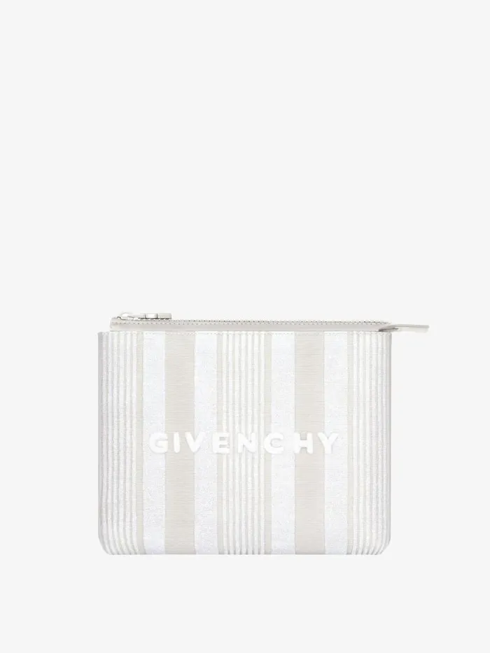 Travel Pouch In Cotton Towelling With Stripes Ivory Men Givenchy Wallets and Card Holders Travel Pouch In Cotton Towelling With Stripes Ivory Men Givenchy Wallets and Card Holders