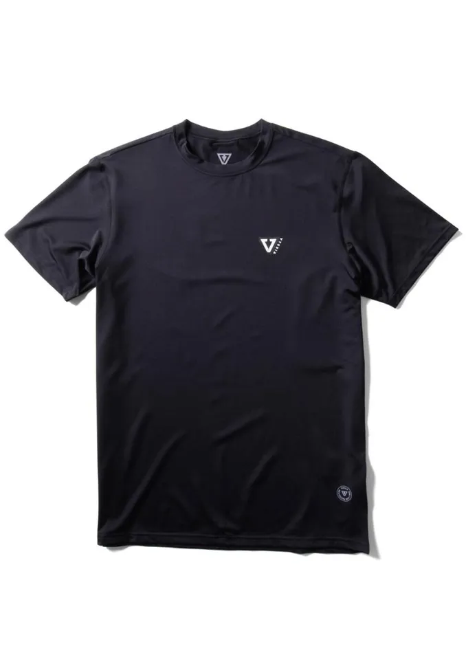 Twisted Eco Short Sleeve Sun Shirt Black Men Vissla Wetsuits