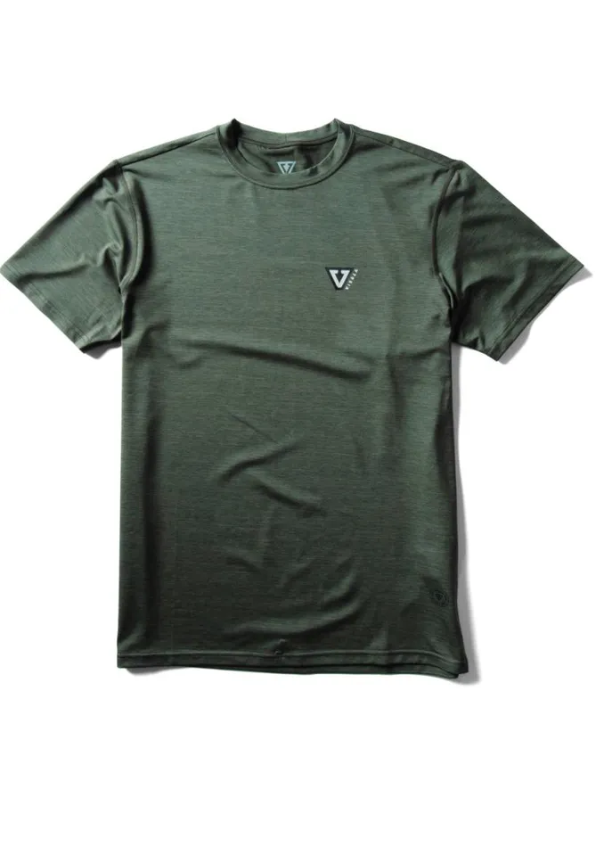 Twisted Eco Short Sleeve Sun Shirt Military Heather Men Vissla Wetsuits
