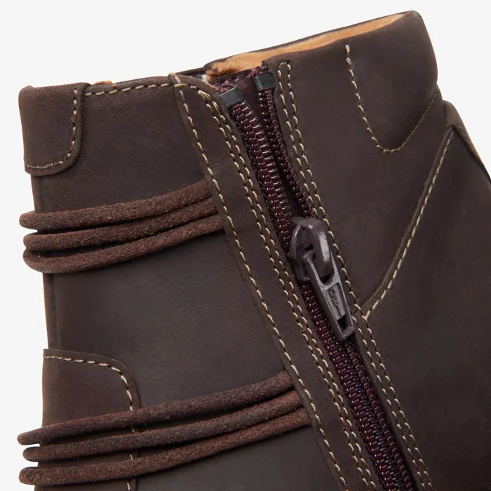 Un Loop Up Dark Brown Leather Women Clarks Boots and Booties