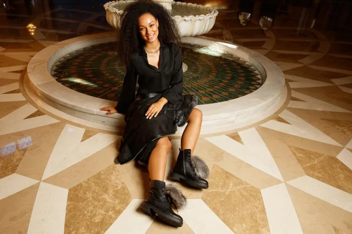 Vinci Leather Boots and Booties The Kajapati Black Leather Natural Fur Mid Calf Boot 8211 Women