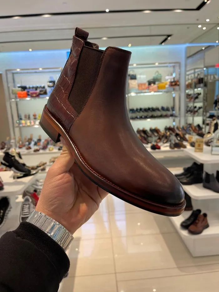 Vinci Leather Boots The Manby Brown Leather Chelsea Boot 8211 Men