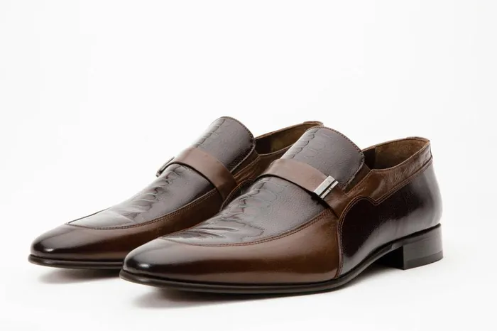 Vinci Leather Dress Shoes The Kazablanka Brown Leather Bit Loafer Shoe 8211 Men