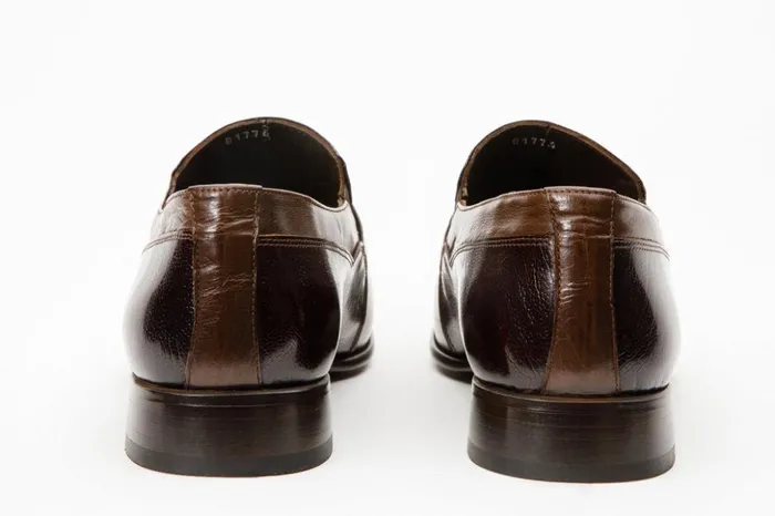 Vinci Leather Dress Shoes The Kazablanka Brown Leather Bit Loafer Shoe 8211 Men