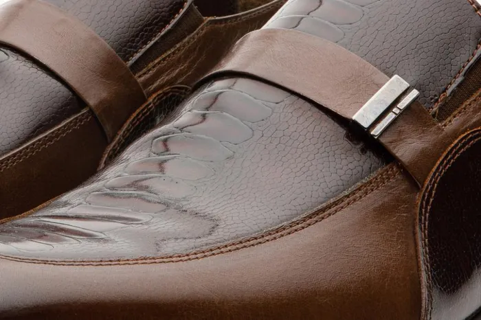 Vinci Leather Dress Shoes The Kazablanka Brown Leather Bit Loafer Shoe 8211 Men