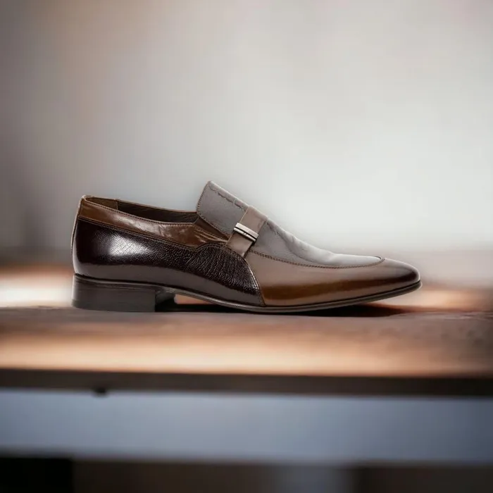 Vinci Leather Dress Shoes The Kazablanka Brown Leather Bit Loafer Shoe 8211 Men