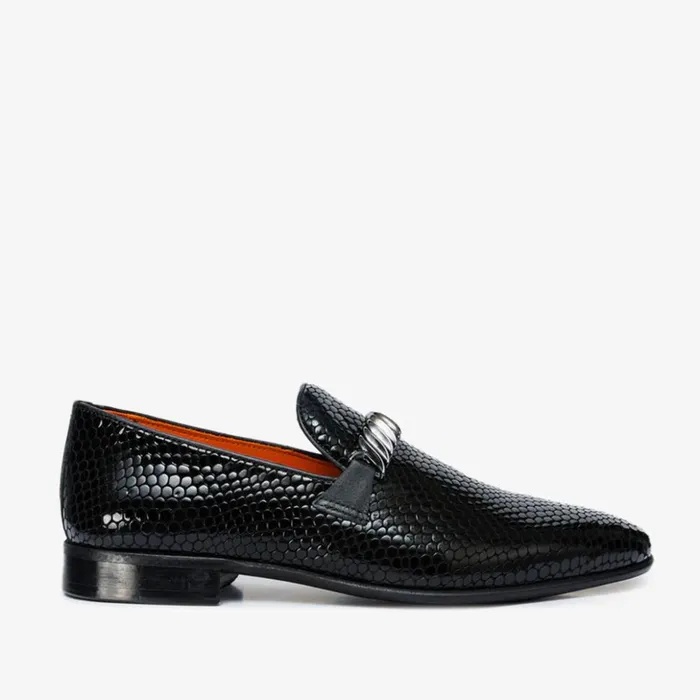 Vinci Leather Dress Shoes The King Black Bit Dress Loafer Shoe 8211 Men