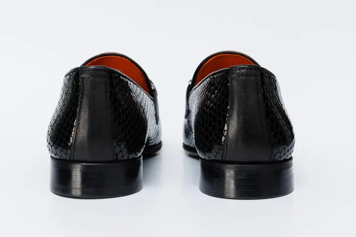 Vinci Leather Dress Shoes The King Black Bit Dress Loafer Shoe 8211 Men