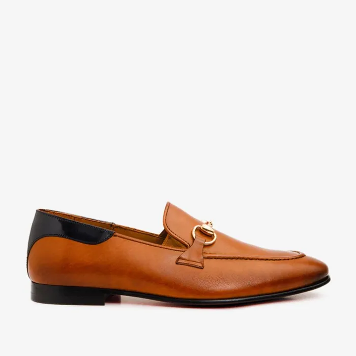 Vinci Leather Dress Shoes The Maratea Brown Leather Shoe Bit Loafer Shoe 8211 Men