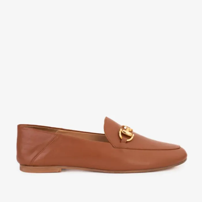 Vinci Leather Flats Luanda Brown Leather Flat Shoe 8211 Women