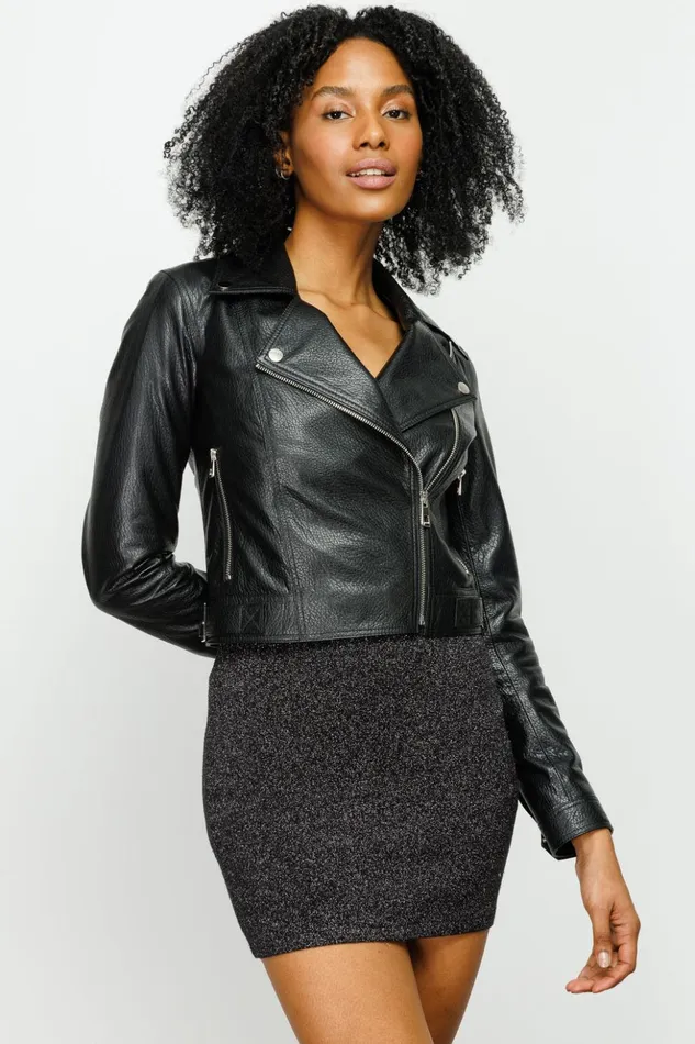 Vinci Leather Leather Jackets The Deytona Black Leather Jacket 8211 Women