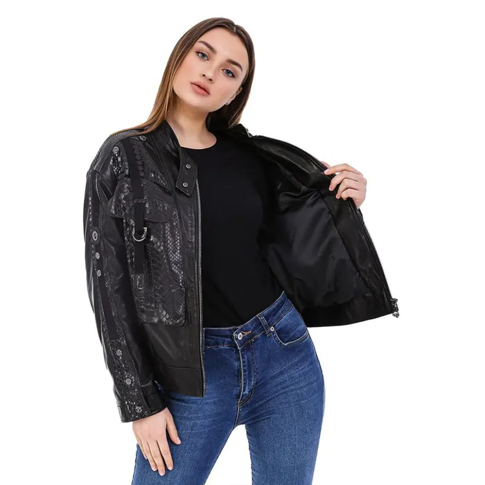 Vinci Leather Leather Jackets The Farragut Black Leather Jacket 8211 Women