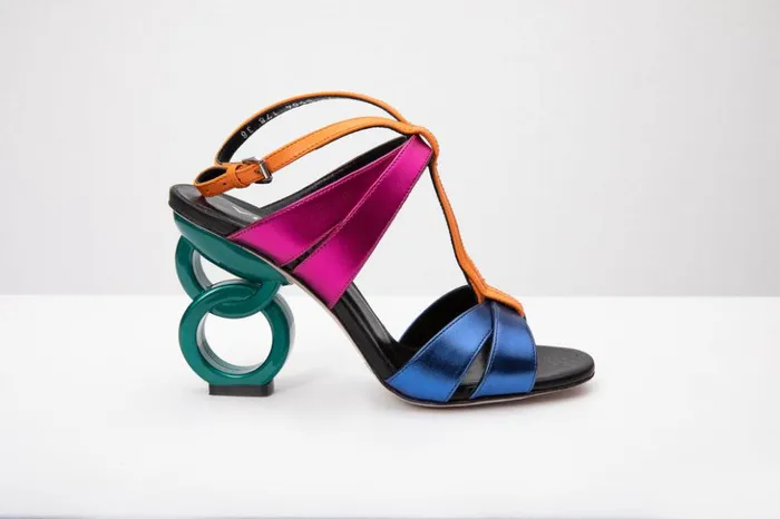 Vinci Leather Sandals The Duffryn Multicolor TStrap Leather Sandal 8211 Women
