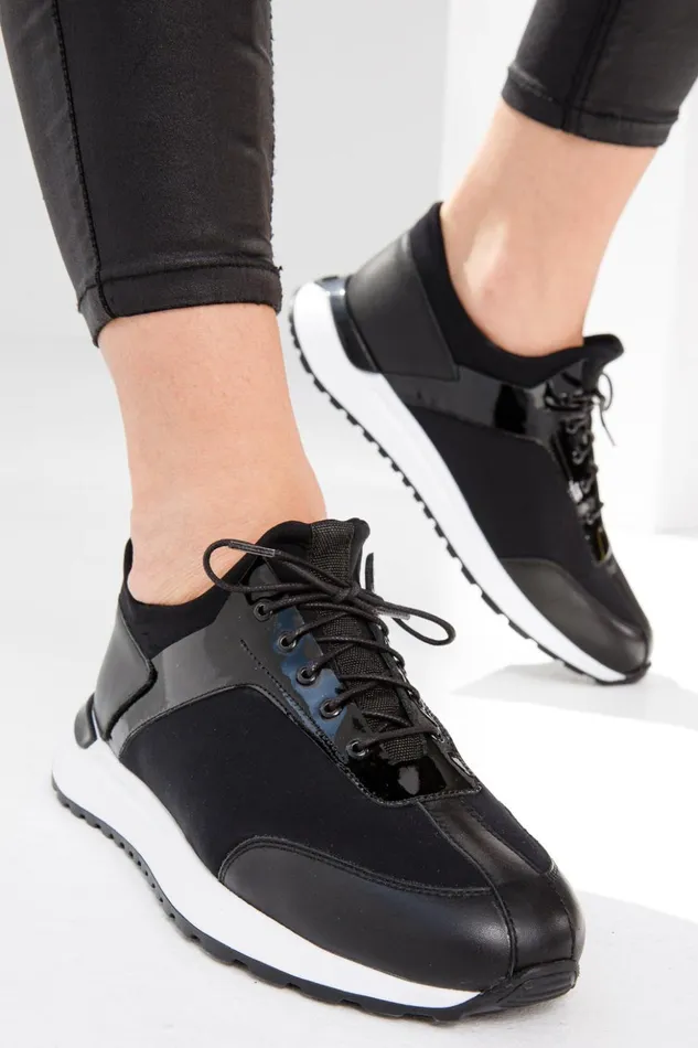 Vinci Leather Sneakers The Crapo Black Leather Sneaker 8211 Women