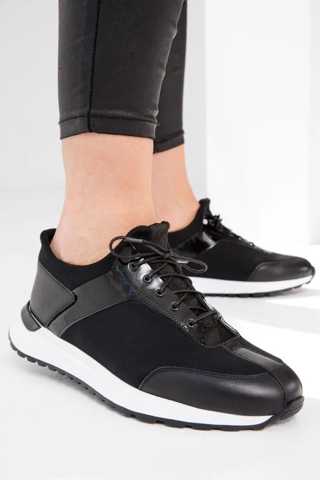 Vinci Leather Sneakers The Crapo Black Leather Sneaker 8211 Women