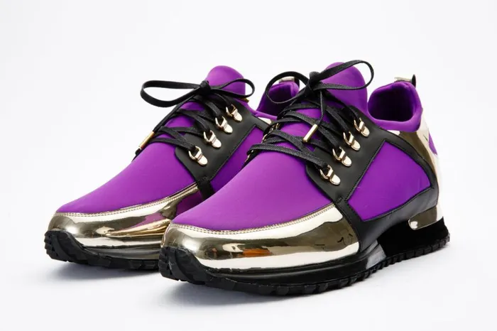 Vinci Leather Sneakers The Emir Purple Leather Sneaker Limited Edition 8211 Women