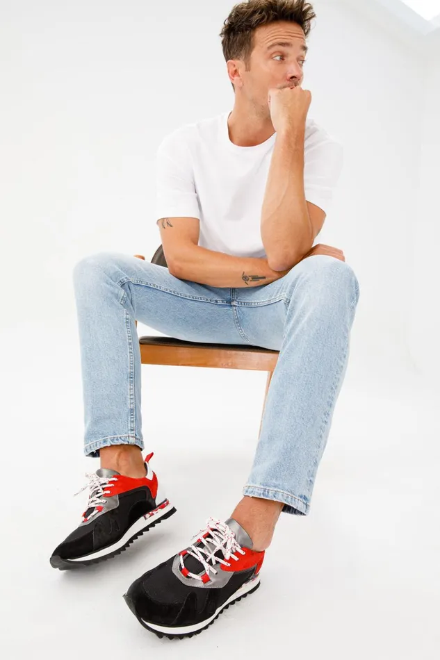 Vinci Leather Sneakers The Tyler Black Leather Sneaker Final Sale 8211 Men