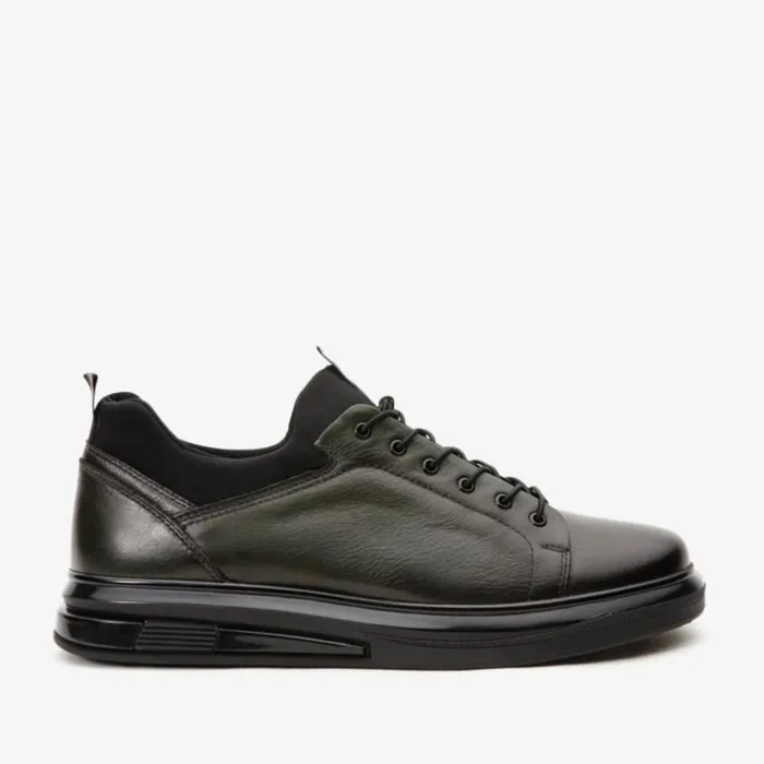 Vinci Leather Sneakers The Vilnius Green LeatherMen Sneaker 8211 Men