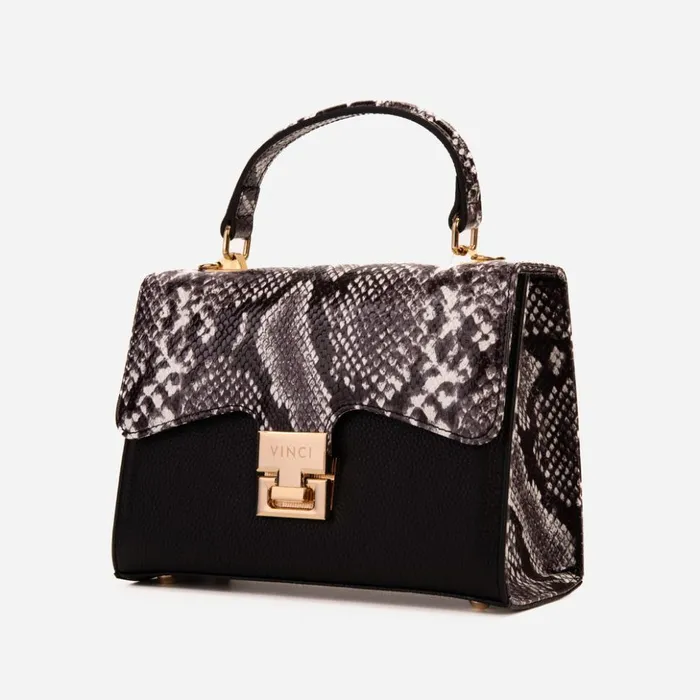 Vinci Leather Women Bags The Venezia Black Leather Handbag 8211 Women