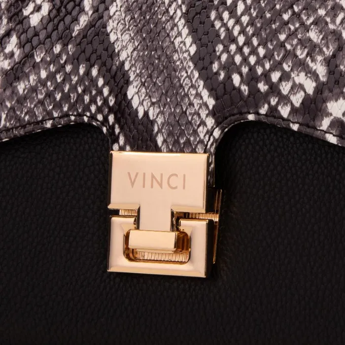 Vinci Leather Women Bags The Venezia Black Leather Handbag 8211 Women