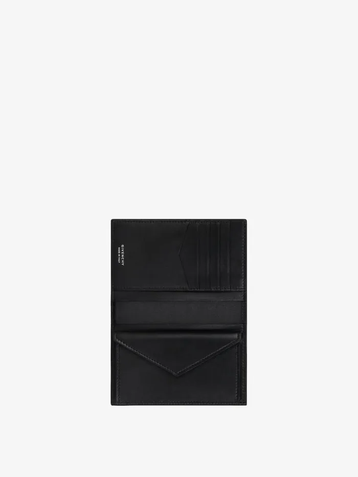 Voyou Wallet In Crocodile Effect Leather Black Women Givenchy Wallets and Card Holders