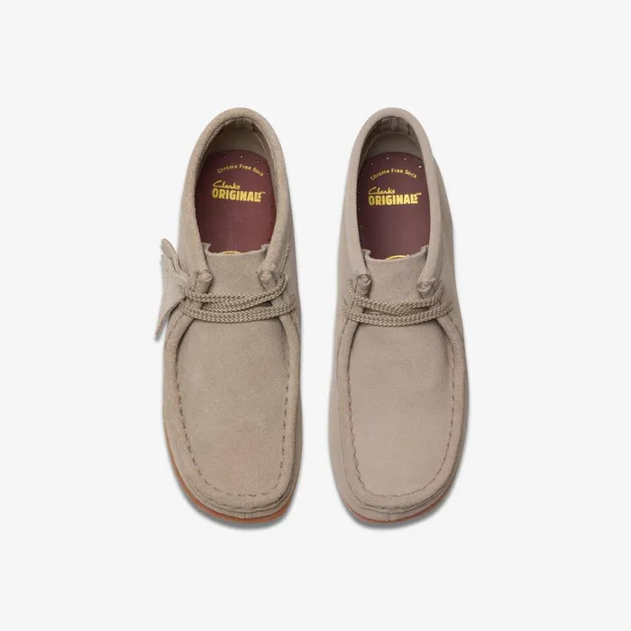 Wallabee Boot Older Sand Kids Clarks Originals