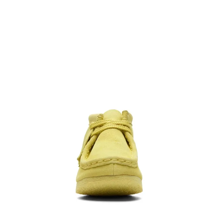 Wallabee Boot Older Yellow Suede Kids Clarks Originals
