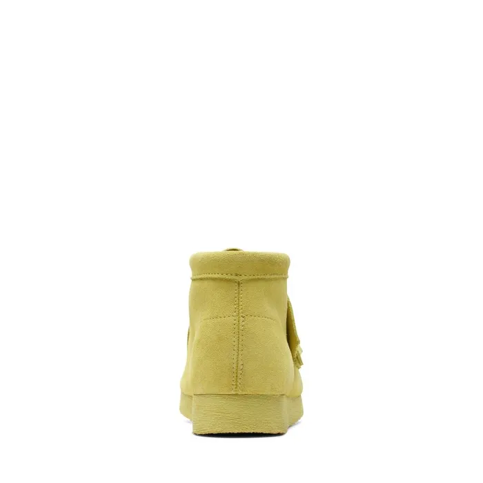 Wallabee Boot Older Yellow Suede Kids Clarks Originals