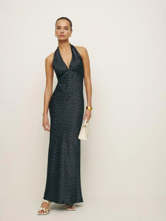 Weddings The Reformation Daniela Silk Dress Selene
